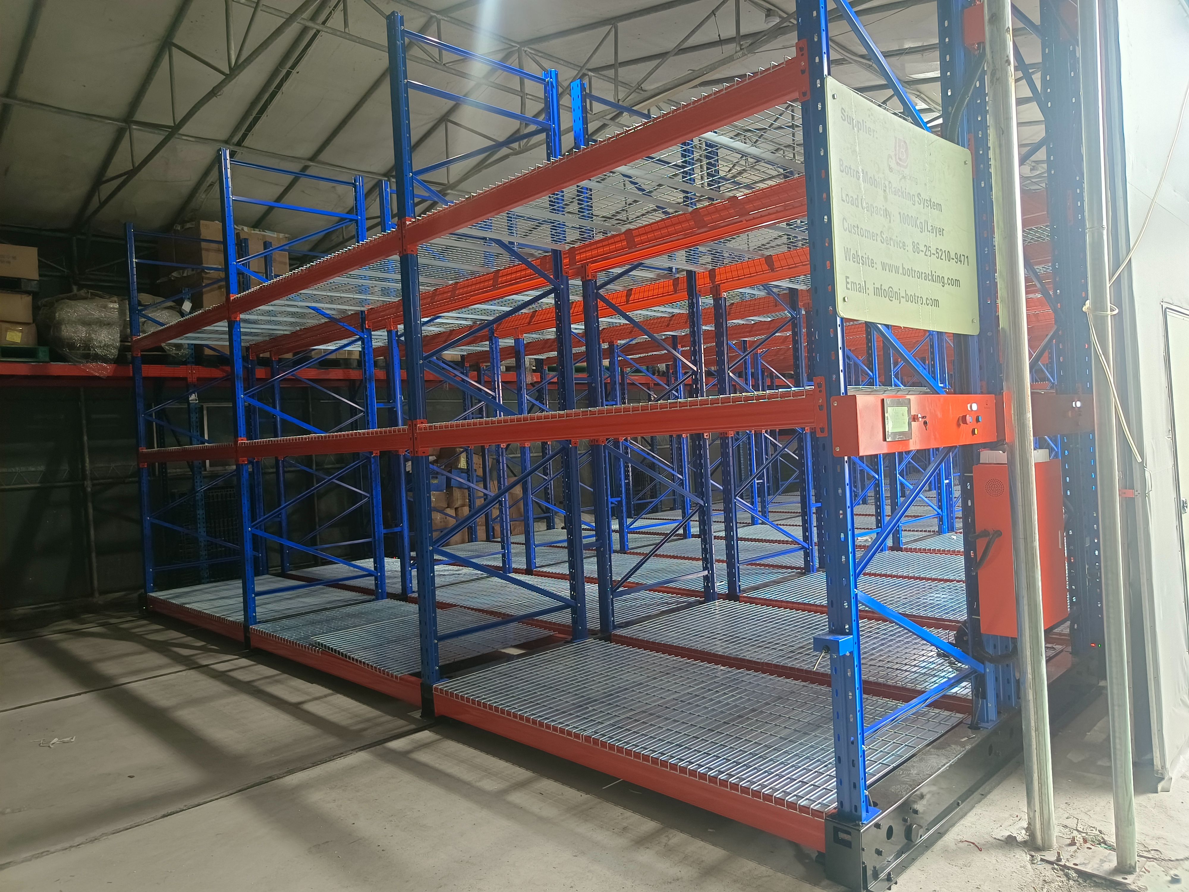 Botro mobile racking 