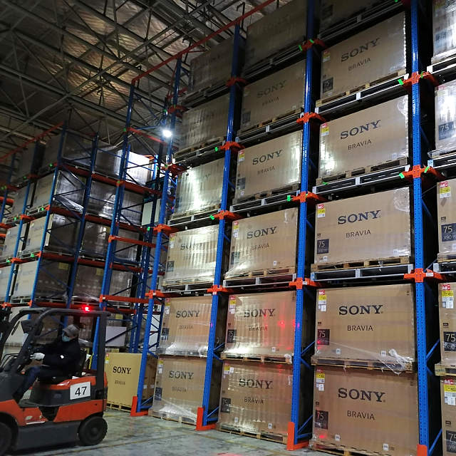 High Density Drive-In Pallet Racking for Warehouse