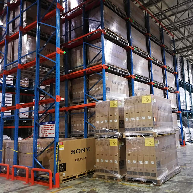durable Drive-In Pallet Racking for warehouse