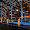 Mobile cantilever racking for warehouse