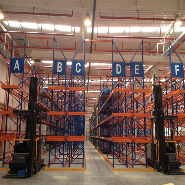 Professional Durable Multi-level Very Narrow Aisle Corrosion Protection Pallet Racking