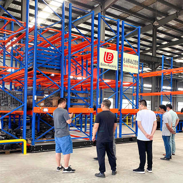 Electric Metal Mobile Racking System for Warehouse