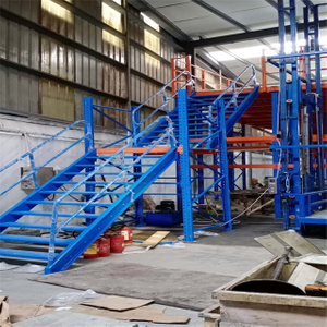 High Density Storage Steel Mezzanine Floor Racking System for Industry
