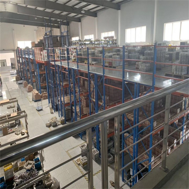 Sheet Metal Fabrication Heavy Duty Metal Steel Mezzanine Floor Shelving
