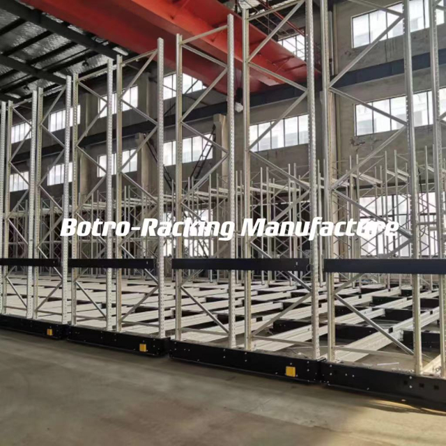 Electric Mobile Pallet Rack Electric Mobile Rack System Warehouse Storage Racking