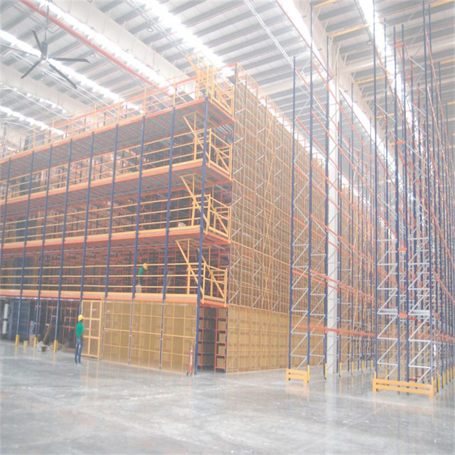 High Rise Work Platform Heavy Duty Warehouse Shelf China Storage Mezzanine Rack