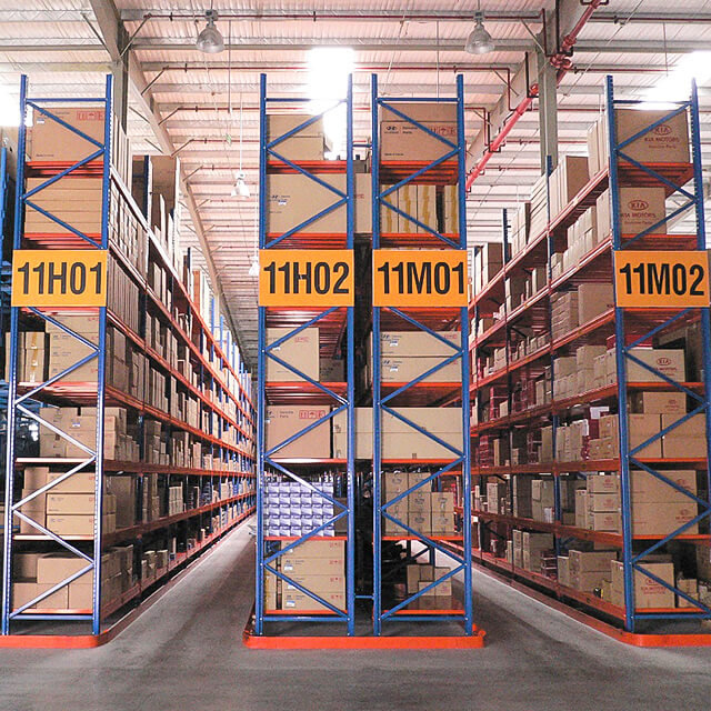 Professional Durable Multi-level Very Narrow Aisle Corrosion Protection Pallet Racking